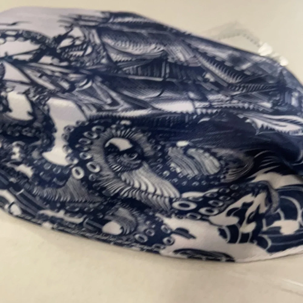 New ship and octopus face mask